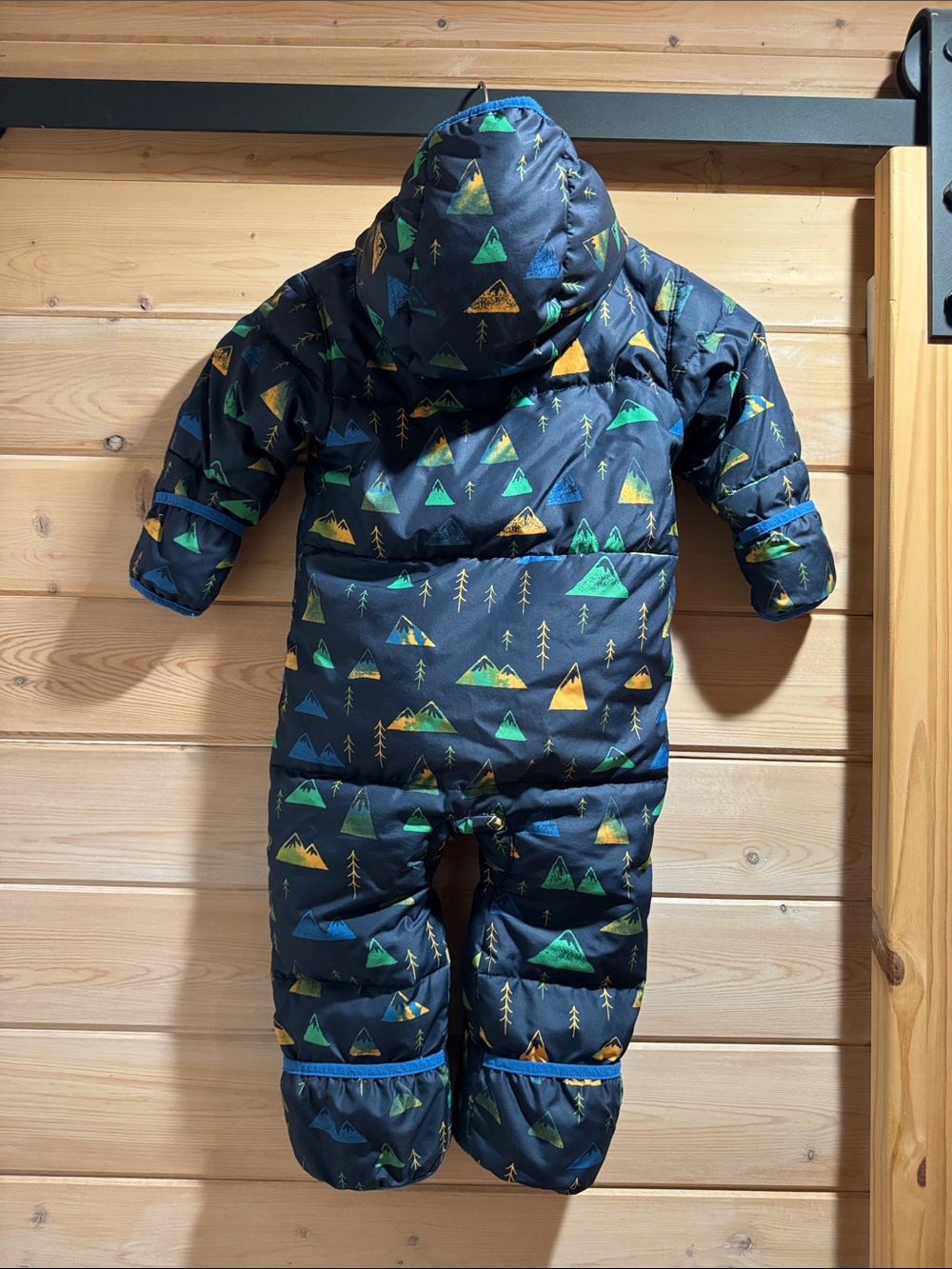Columbia Mountain-Print Insulated Snowsuit - 18-24 Mo